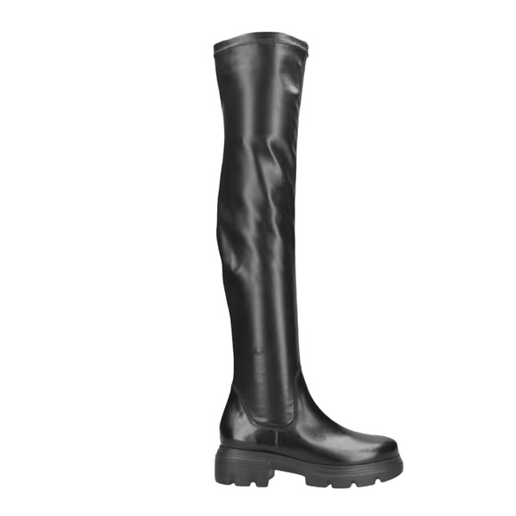 Paul Green Over the Knee Black Leather Boots Women’s Size 10.5 - Picture 2 of 16